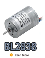 BL2838I、BL2838、B2838M、28 mm小さな内側ローターブラシレスDC電動モーター.webp