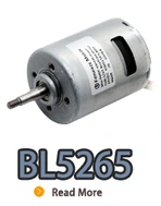 BL5265I、BL5265、B5265M、52 mm小さな内側ローターブラシレスDC電動モーター.webp