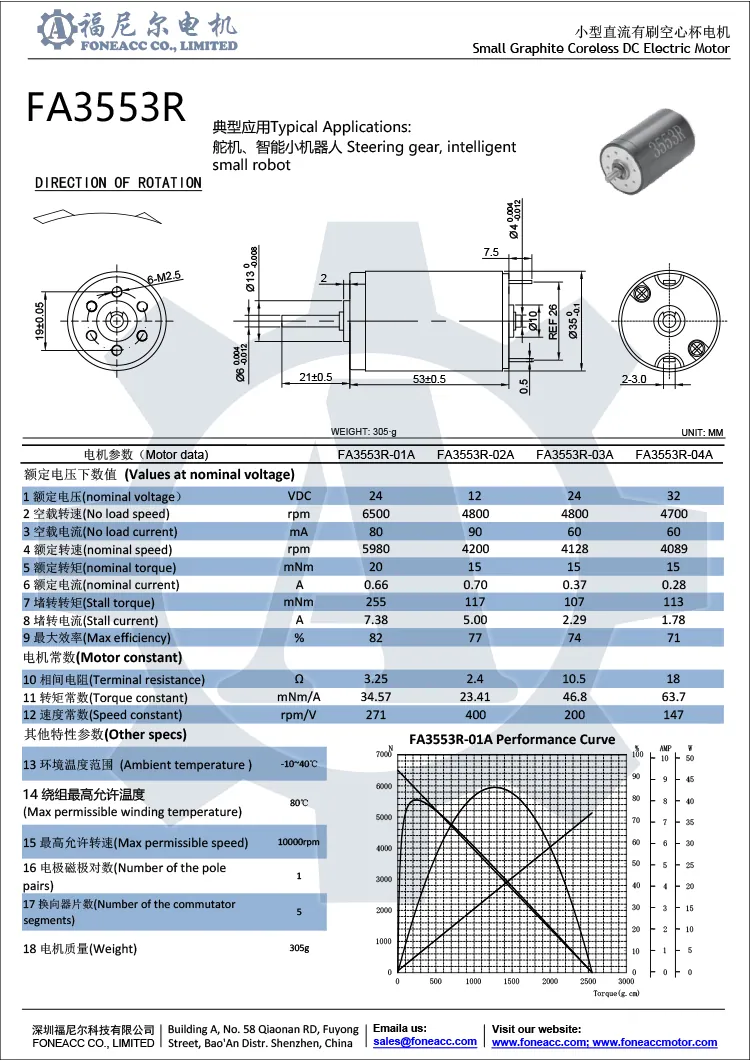 3553r35mmマイクロコアレスブラシDC電気モーター.webp