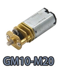GM10-M20小型DC電動モーターギア減速機搭載.webp
